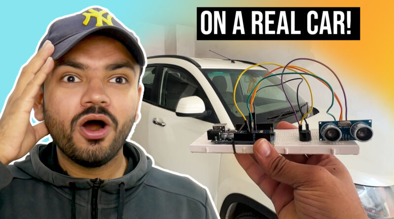 Arduino-Based Parking Assistance System Code and Circuit