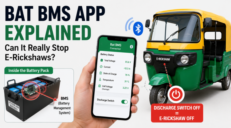 Bat BMS App Explained: Can It Really Stop E-Rickshaws?